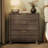 Donati Fluted Nightstand With 3 Drawers-25329679