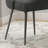 Milin Modern Dining Chairs Set of 2, Iron Legs & Curved Backrest-332688528-332688494