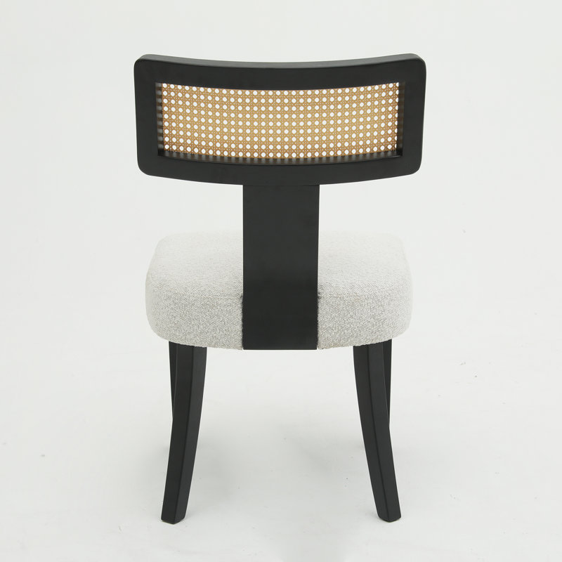 Solid Dining Chair, Black