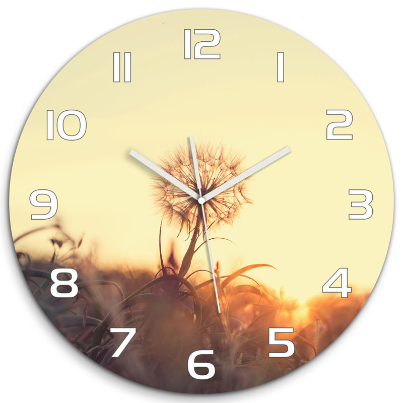 Jerykah Glass Wall Clock