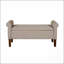 Banc de rangement rembourré