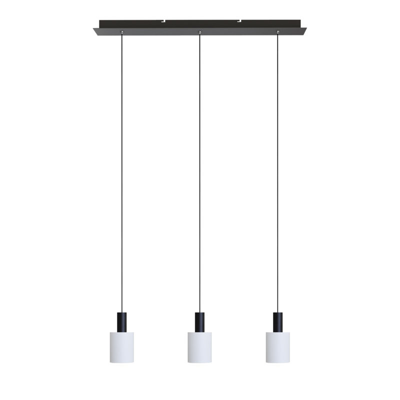 Essoura 3 - Light Kitchen Island Pendant, Black/White