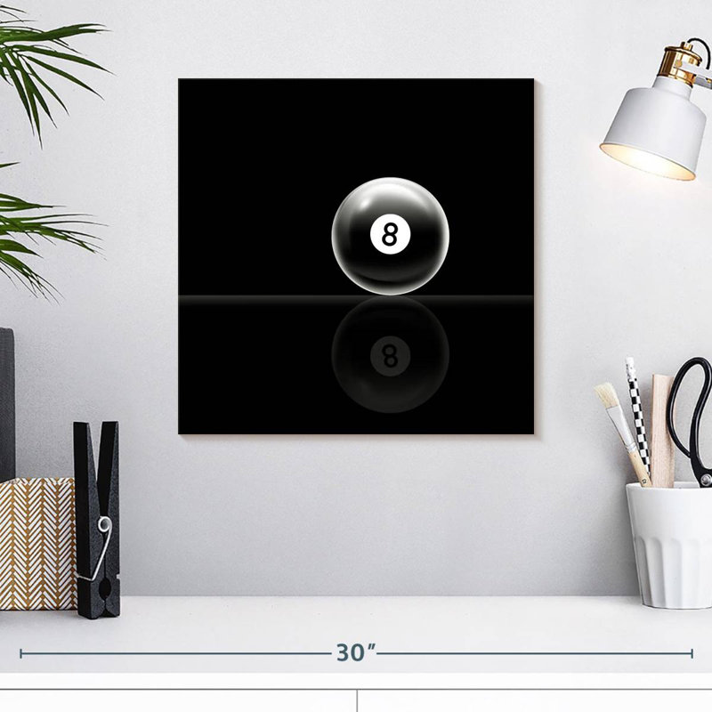 Senne Huit balles dans le noir, 16" H x 16" W