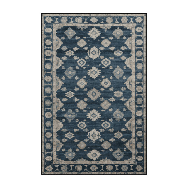 Machine Washable Overdyed Gray Area Rug, Rectangle 2' x 3'