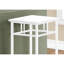 Table d'appoint carrée / support pour plante pour le salon ou la chambre à coucher, stratifié blanc, moderne | Idée de cadeau