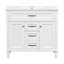 Meuble-lavabo 36 po avec lavabo et meuble-lavabo sur pied 36 po avec lavabo en céramique-118774572