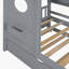 Lit en bois avec lit gigogne-642792198-642792199