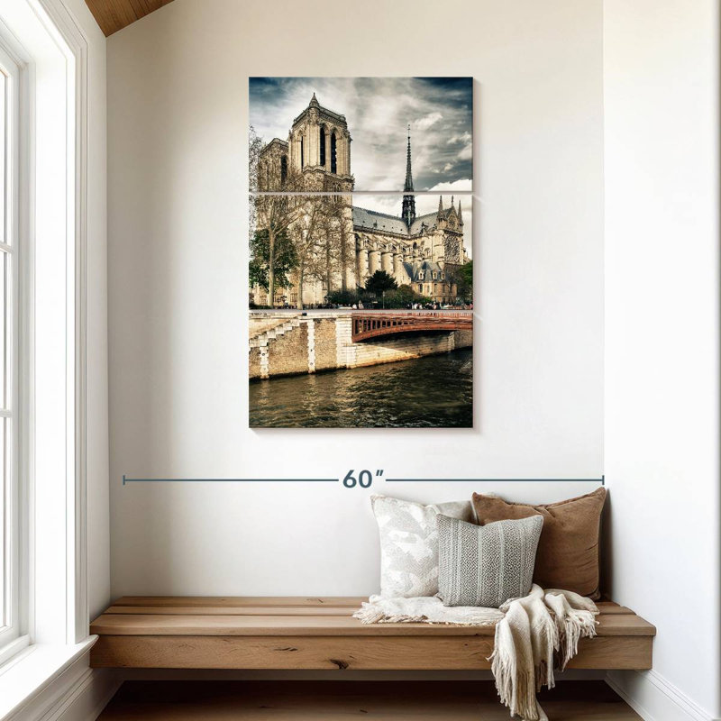 Masam Notre Dame Cathedral Paris I, 45" H x 28" W