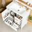 Meuble-lavabo moderne avec lavabo en céramique-601508725
