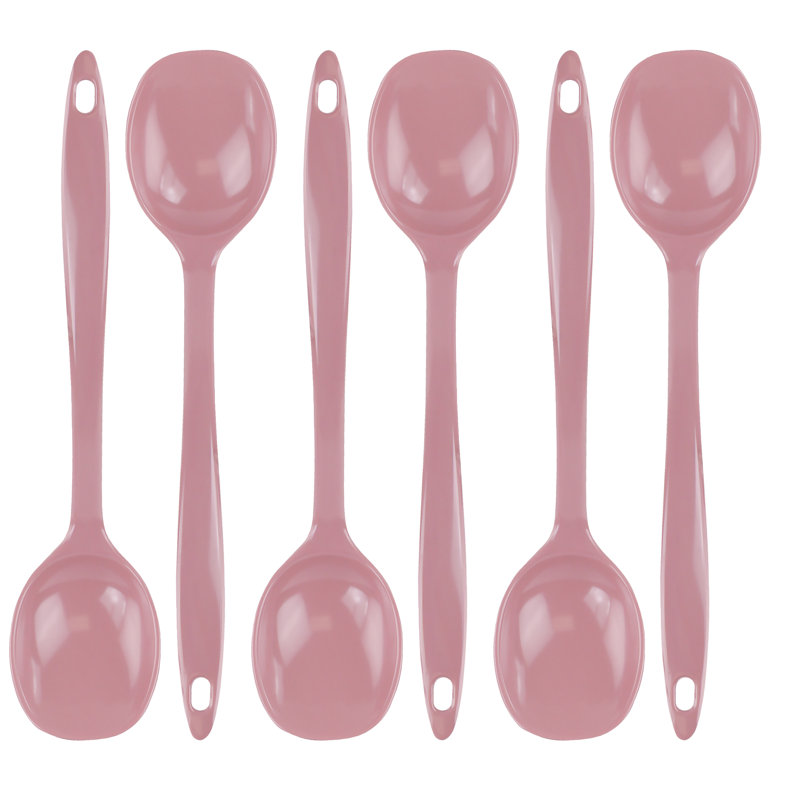 Reston Lloyd Melamine Cooking Spoons, Pink