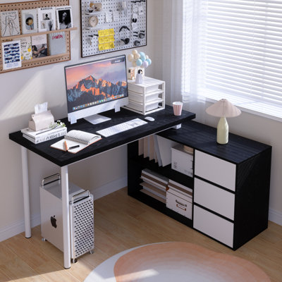 Luitgard 53'' W L-Shaped Writing Desk