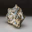 Barite véritable avec grappe de calcite