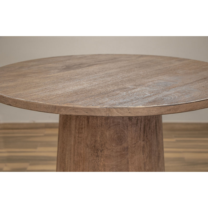 Sahara Round Solid Wood Dining Table
