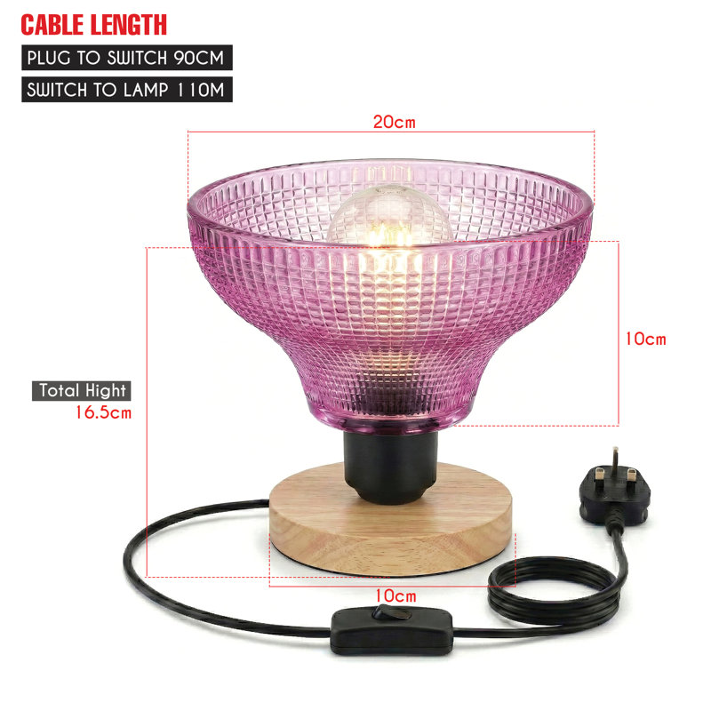 Wood Desk Lamp