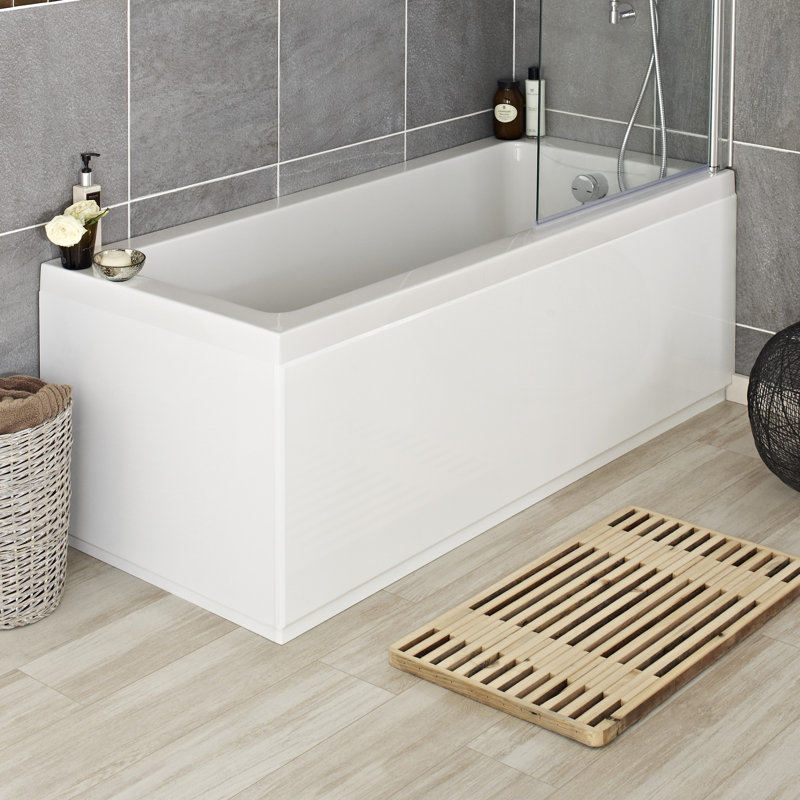 Linton x Whirlpool Acrylic Bathtub, 57 cm H x 180 cm W x 80 cm D