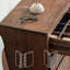Armoire de rangement en noyer noir