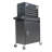 Versatile Iron Rolling Tool Chest For Workshops - Robust Design With Space-saving Style