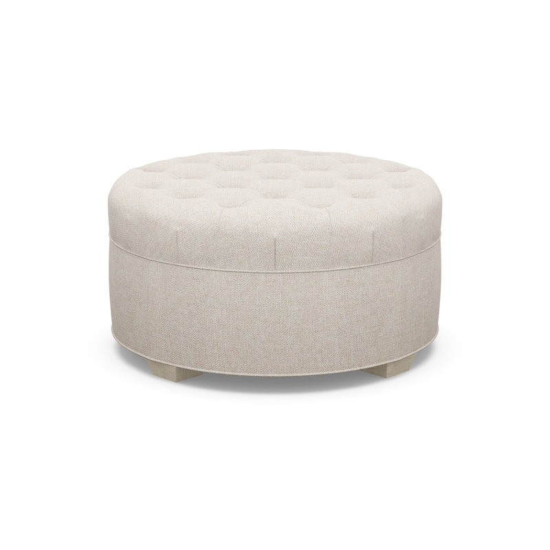 Round Ottoman, 9637-86, Sandstone