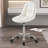 Set Of 2 Modern Armless Office Chair With Wheels, Adjustable Height Mid-Back Swivel Desk Chair-938009380