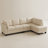 Faux Leather L-Shaped Modular Sectional Sofa-75756250-75756249