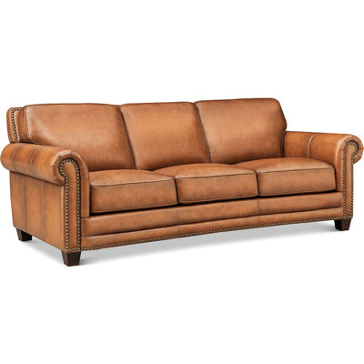 Cimmaron Top Grain Leather Sofa Couch