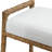 Uttermost Araiza White Fabric Bench