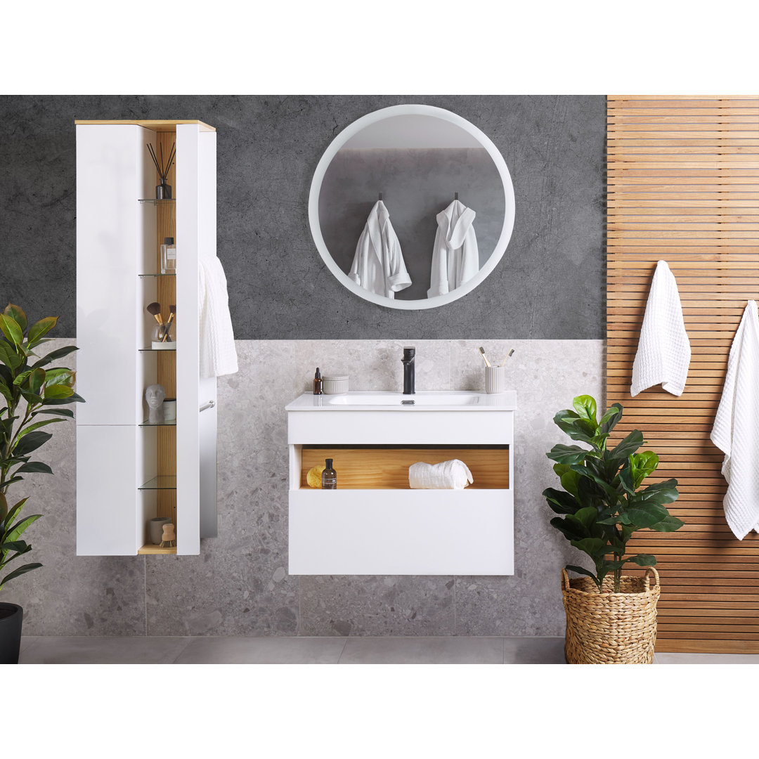 Eyitayo 820mm Wall Hung Single Vanity Unit