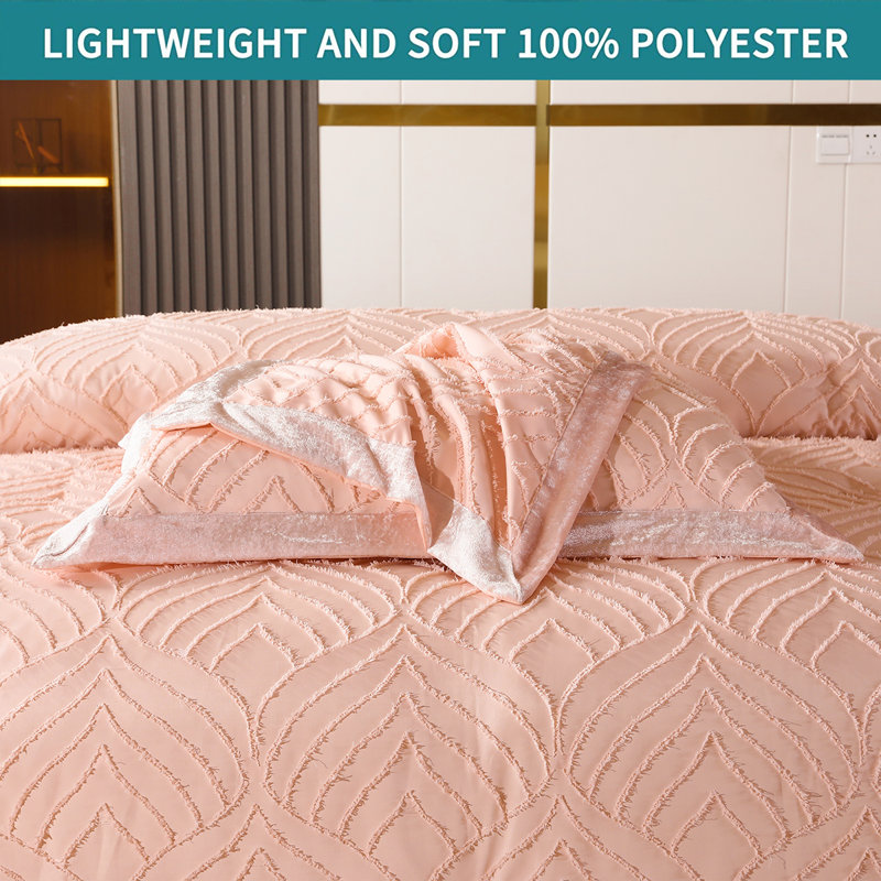 [EU ONLY] Duvet Cover Set with Pillowcases, Pink, Kingsize