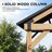 15 Ft. W x 13 Ft. D Solid Wood Hardtop Patio Gazebo-66777535-126350510