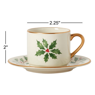 Holiday Porcelain Espresso Cup