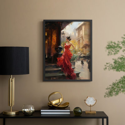 WOMEN Series CDLXII Framed Print - Solid Wood