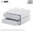  Rotating Coffee Table with Swivel Top and Hidden Storage, 2-Tier Modern Center Table with Drawers, Oak-404606036
