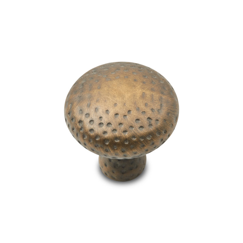 CK Series 1 1/4" Diameter Mushroom Knob, Antique English