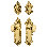 Nostalgic Warehouse Victorian Entry Set with New York Knob
