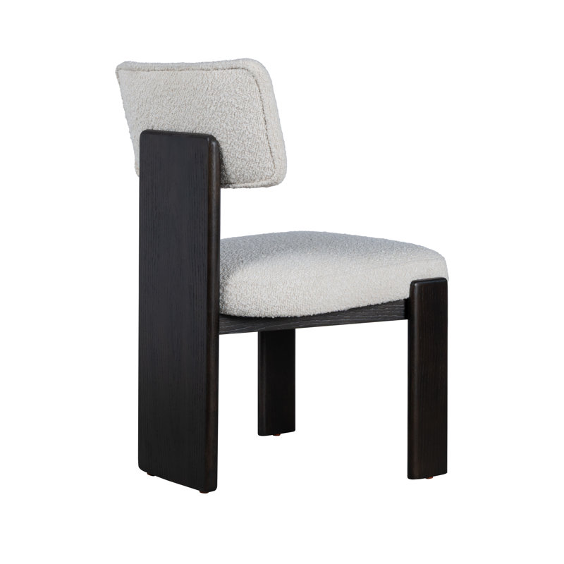 Zared Dining Chair, Cream, Black