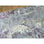 Tapis oriental tibétain moderne en soie noué à la main gris et mauve 8 x 10 pi 3 po avec36 pi