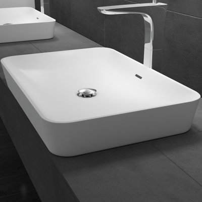 Durovin Bathrooms 400mm L x 600mm W Natural Engineered Stone Rectangular Sink