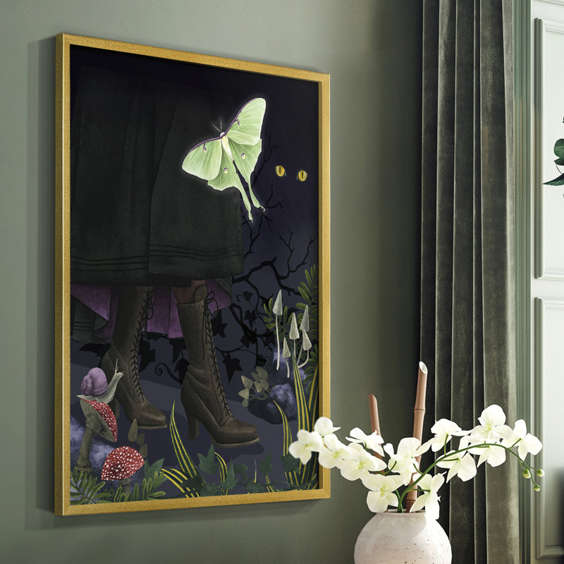 Hallowed Forest I Framed Print - Solid Wood, 14" H x 11" W
