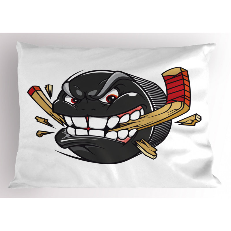 Hockey Polyester Sham Set, Twin