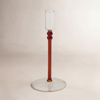Glass Tabletop Candlestick