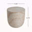 Table d'appoint d'extérieur / d'intérieur en béton léger, finition travertin