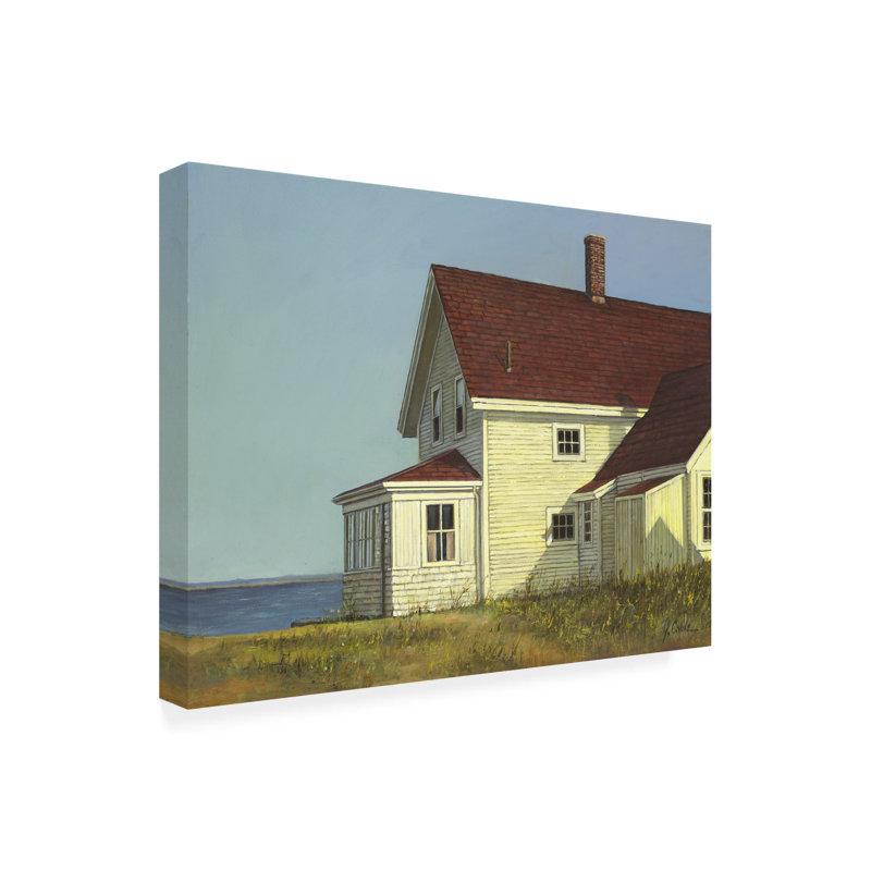 Art mural sur toile tendue «Keepers Morning» par Jerry Cable pour décoration de salon, de chambre à coucher ou de bureau - 14 x 19