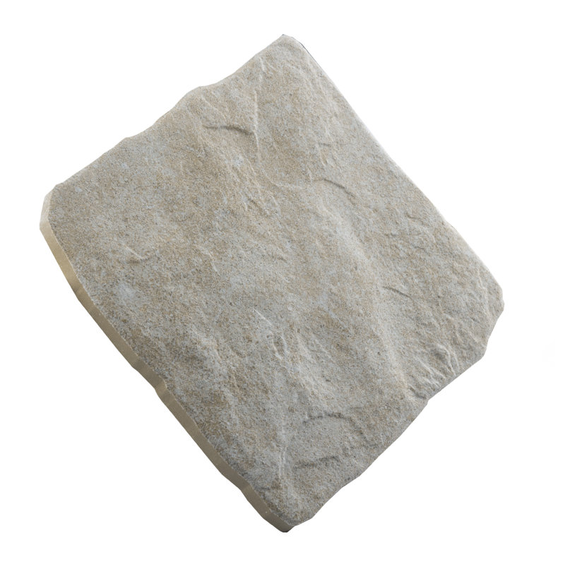 Country 5.88 in. x 5.88 in. Glazed Porcelain Tile, Tan/Gray