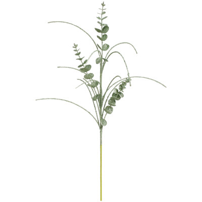Aiguille à paillettes d'eucalyptus scintillant - ensemble de 12 de 27,5 pouces
