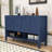 Storage Cabinet with Premium Finish and Stable Raised Legs-406881322