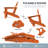 HDPE Foldable Steel Adirondack Chair-2133841913