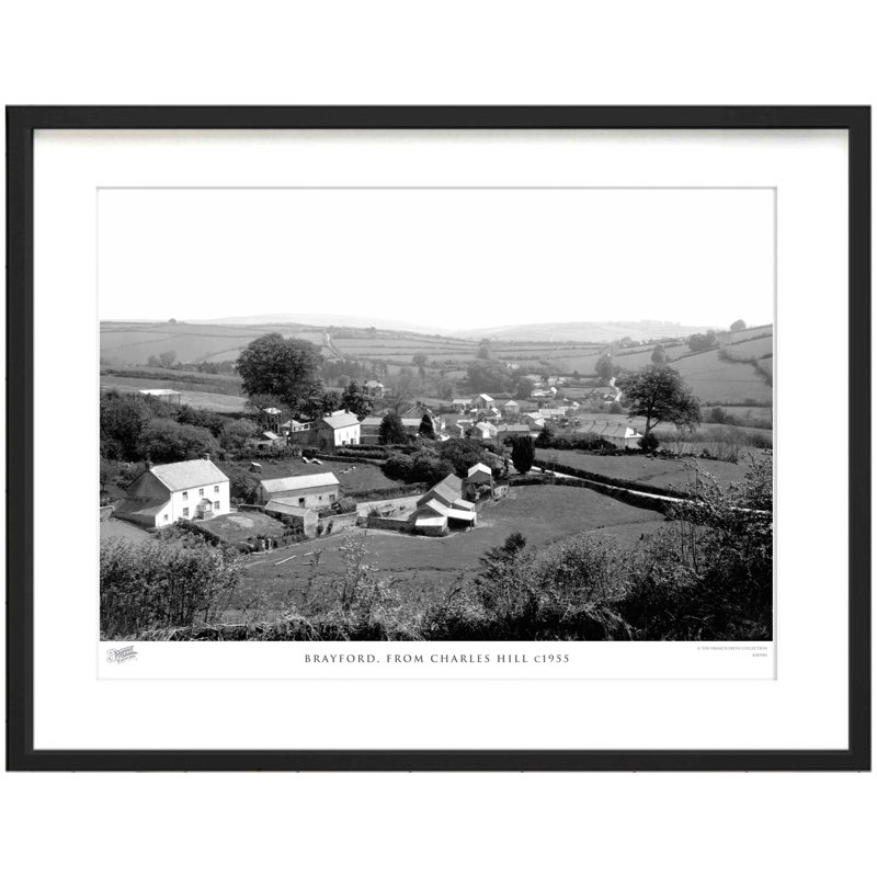 Brayford, From Charles Hill C1955 - Single Picture Frame Print, 45cm H x 60cm W x 2.3cm D
