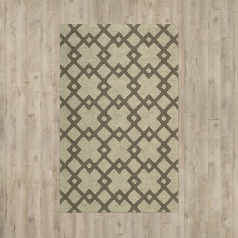 Hateya Geometric Indoor Rug, Rectangle 2'6" x 4'