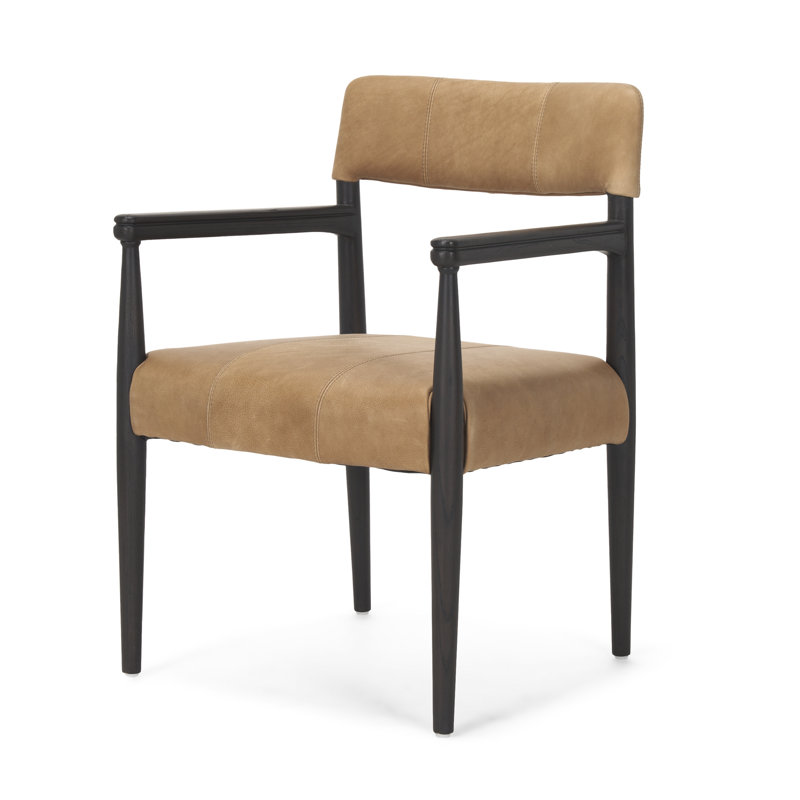 Toni Leather Upholstered Arm Chair