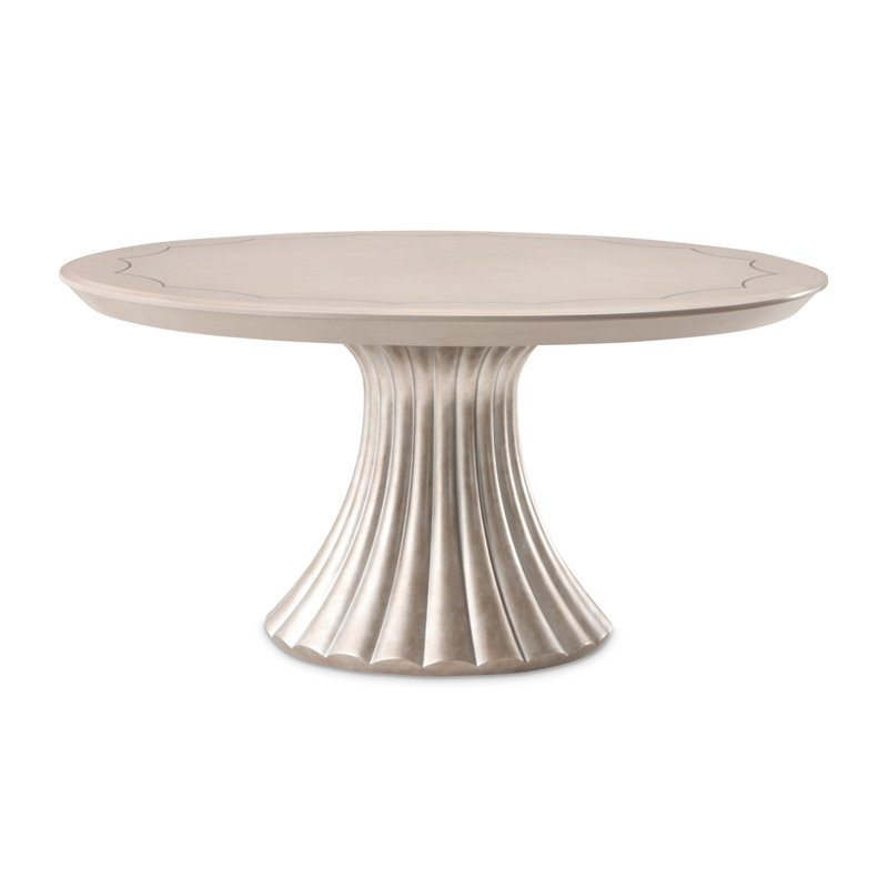  Table de salle à manger ronde 60 "Fantosini - Argent